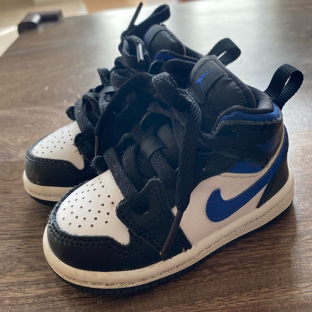 TODDLER Jordan 1 Mid - Racer Blue - Size 4C